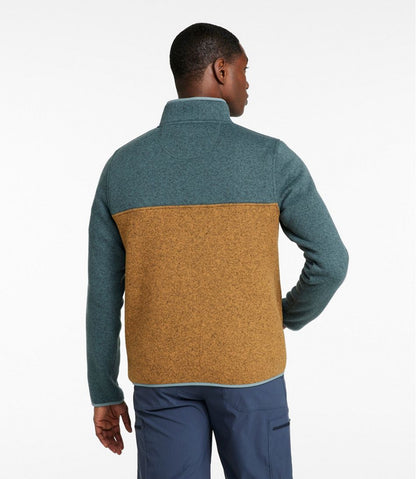 Men's Sweater Fleece Pullover, Colorblock | L.L.Bean online