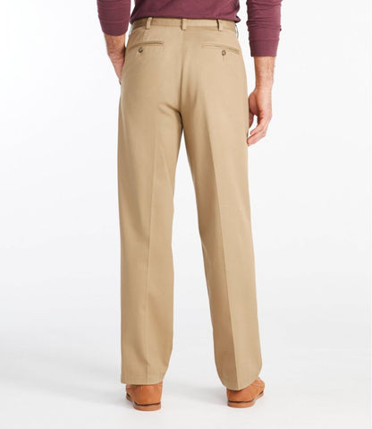 Men's Wrinkle-Free Double L® Chinos, Natural Fit, Hidden Comfort, Plain Front | L.L.Bean online