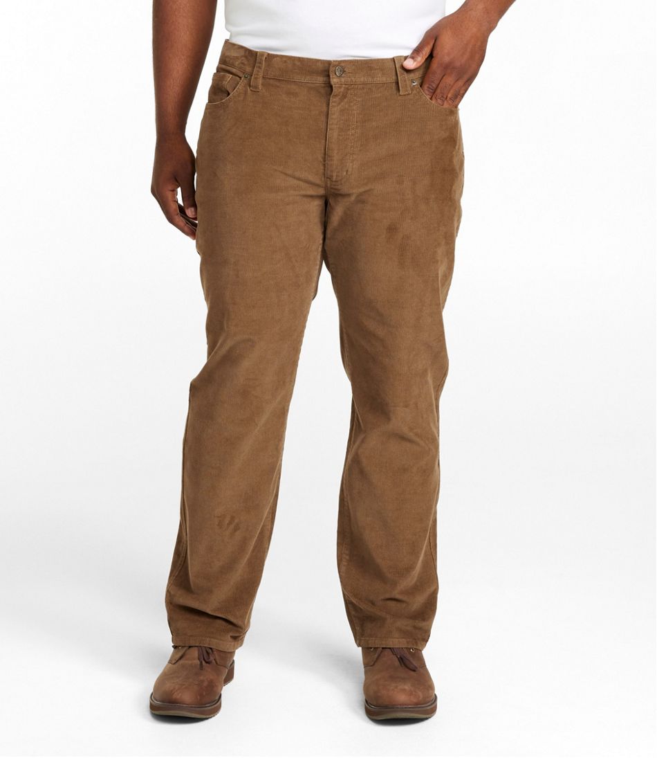 Men's BeanFlex® Corduroy Pants, Five-Pocket, Standard Fit, Straight Leg | L.L.Bean US