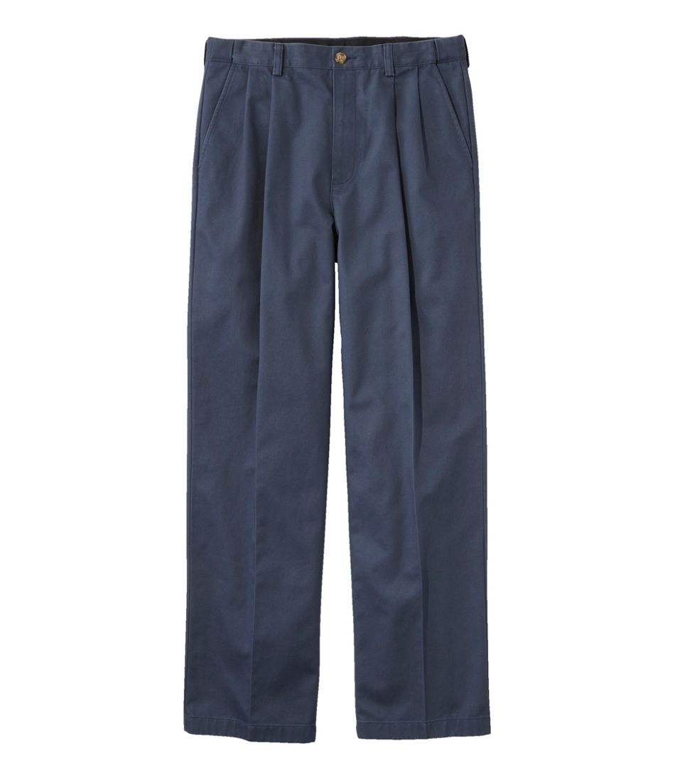 Men's Wrinkle-Free Double L® Chinos, Natural Fit, Hidden Comfort, Pleated | L.L.Bean discount