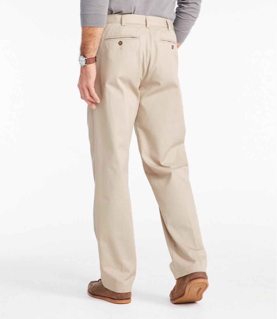 Men's Wrinkle-Free Double L® Chinos, Natural Fit, Hidden Comfort, Pleated | L.L.Bean discount
