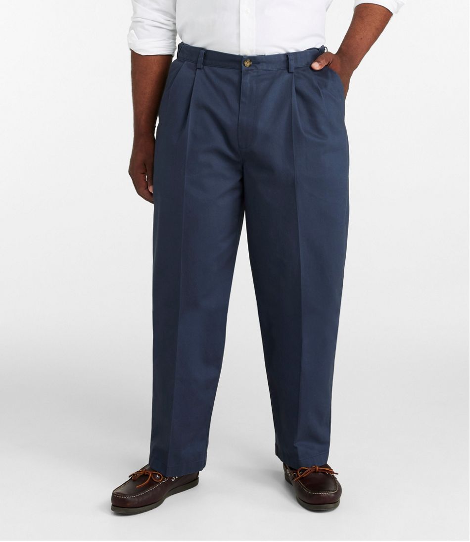 Men's Wrinkle-Free Double L® Chinos, Natural Fit, Hidden Comfort, Pleated | L.L.Bean discount