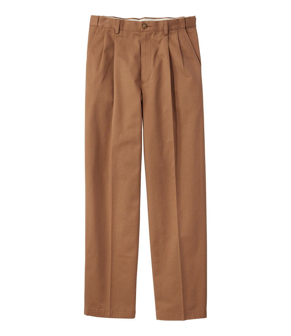 Men's Wrinkle-Free Double L® Chinos, Natural Fit, Hidden Comfort, Pleated | L.L.Bean discount