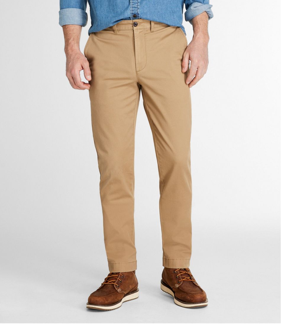 Men's Lakewashed® Stretch Khakis, Slim Fit, Straight Leg | L.L.Bean online