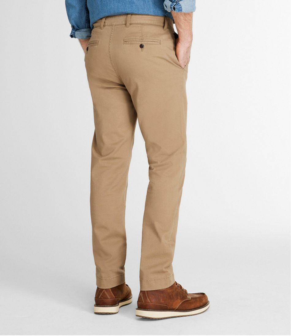 Men's Lakewashed® Stretch Khakis, Slim Fit, Straight Leg | L.L.Bean online