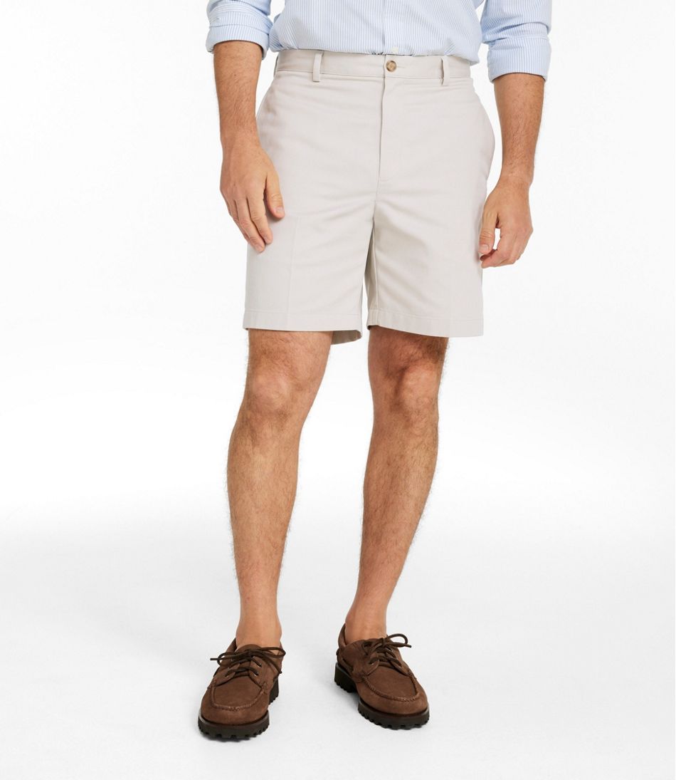 Men's Wrinkle-Free Double L® Chino Shorts, Classic Fit, 8" | L.L.Bean US