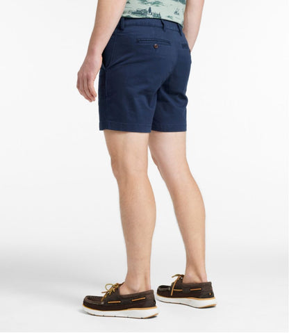 Men's Lakewashed® Stretch Khaki Shorts, 6" | L.L.Bean online