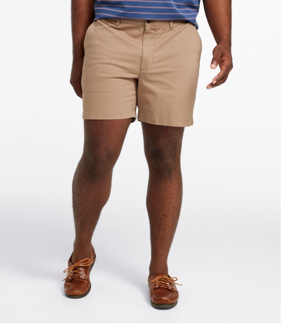 Men's Lakewashed® Stretch Khaki Shorts, 6" | L.L.Bean online