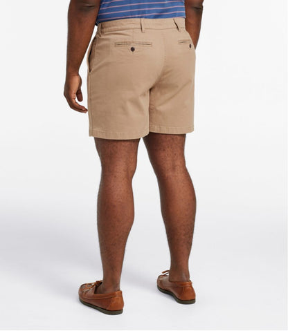Men's Lakewashed® Stretch Khaki Shorts, 6" | L.L.Bean online