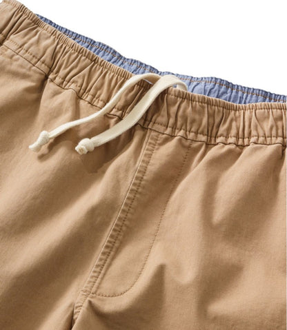 Men's Lakewashed Stretch Khaki Shorts, Pull-On, 8" | L.L.Bean sale