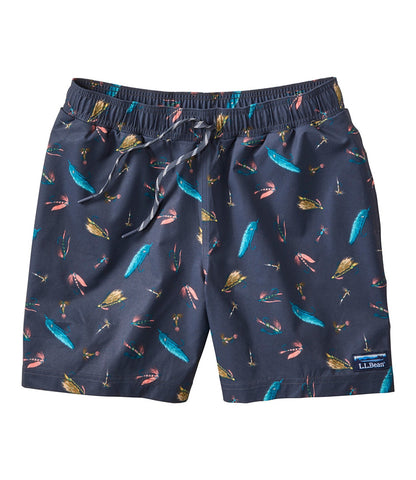 Men's Vacationland Stretch Swim Trunks, Print, 6" | L.L.Bean for sale