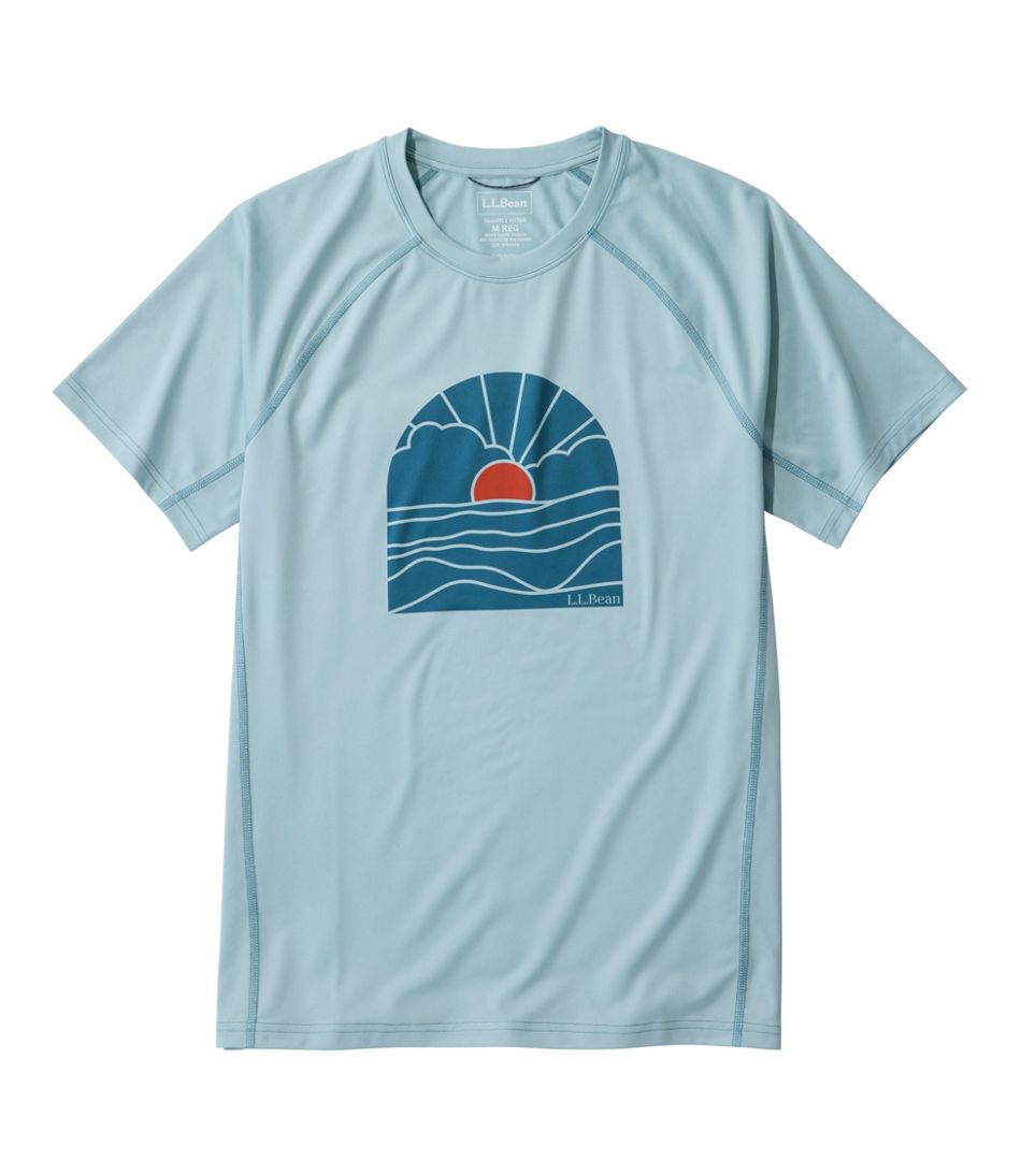 Men's Swift River Cooling Sun Shirt, Short-Sleeve Graphic | L.L.Bean online
