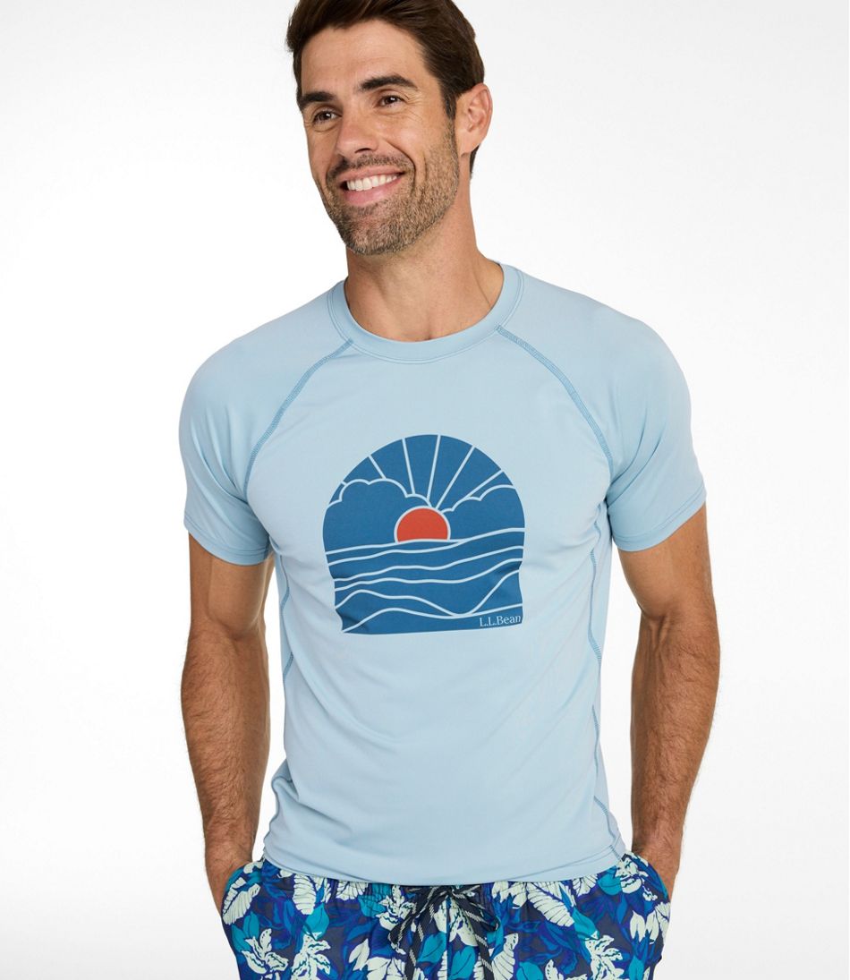 Men's Swift River Cooling Sun Shirt, Short-Sleeve Graphic | L.L.Bean online