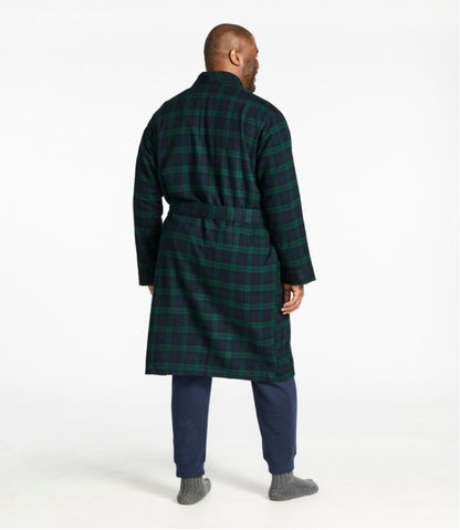 Men's Scotch Plaid Flannel Robe | L.L.Bean discount