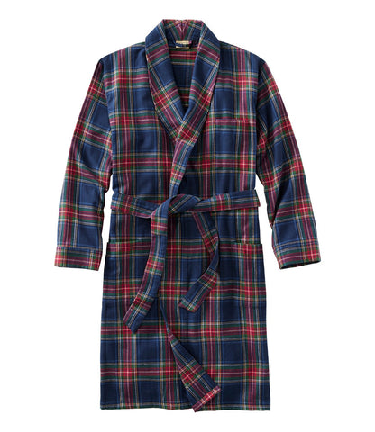 Men's Scotch Plaid Flannel Robe | L.L.Bean discount