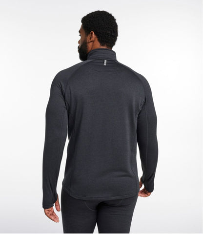Men's Midweight Base Layer Crew Top, 1/4 Zip | L.L.Bean discount