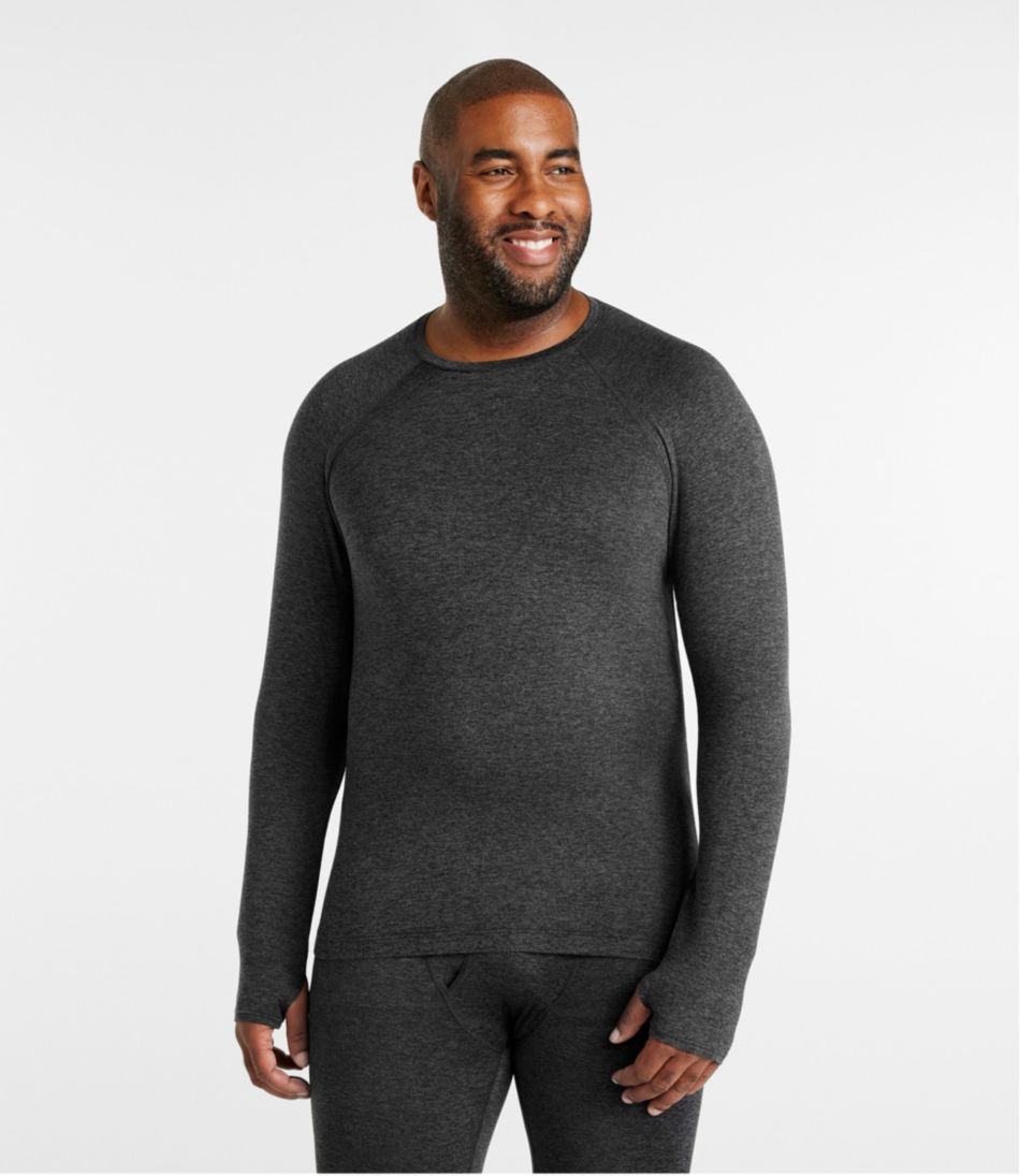 Men's Simple Soft Base Layer, Crew | L.L.Bean for sale