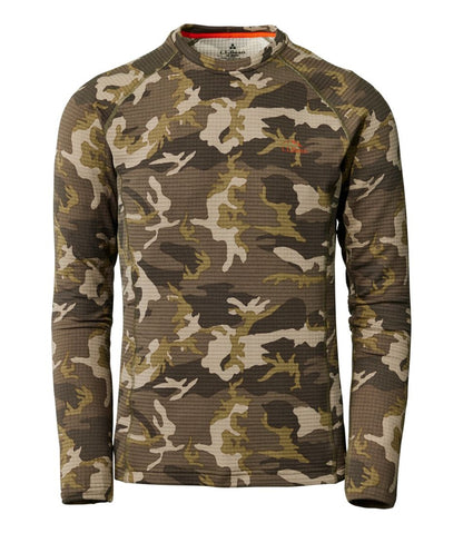 Men's Heavyweight Base Layer Crew Top, Print | L.L.Bean sale