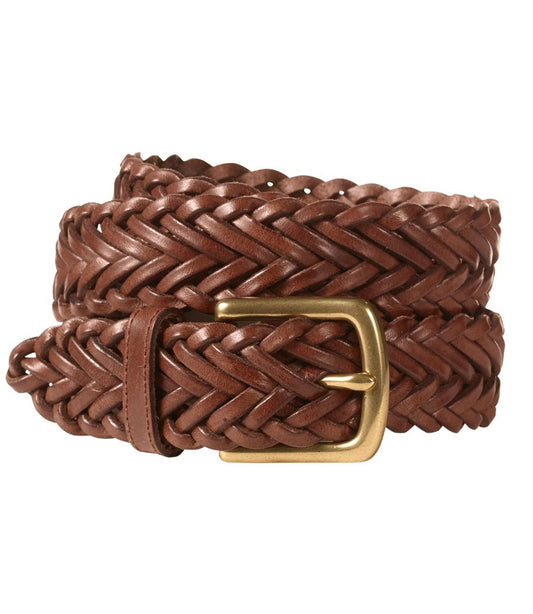 Men's Essential Braided Leather Belt | L.L.Bean online