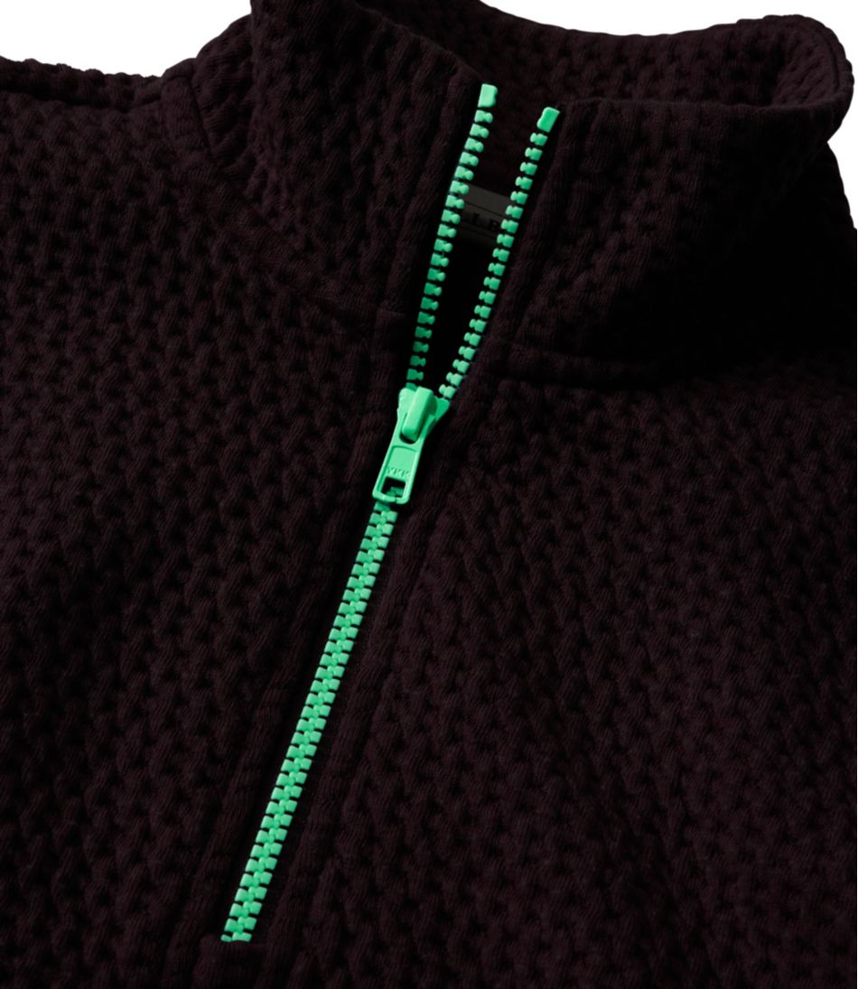 Kids' Ridgeknit Pullover, Glow-in-the-Dark Quarter-Zip | L.L.Bean online