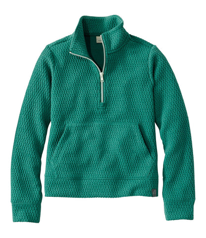 Kids' Ridgeknit Pullover, Glow-in-the-Dark Quarter-Zip | L.L.Bean online