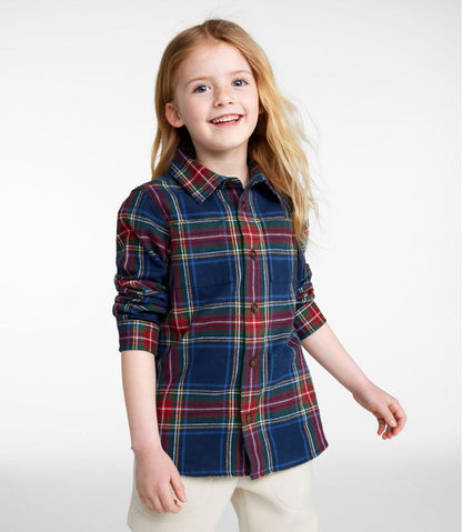Kids' Scotch Plaid Flannel Shirt | L.L.Bean outlet