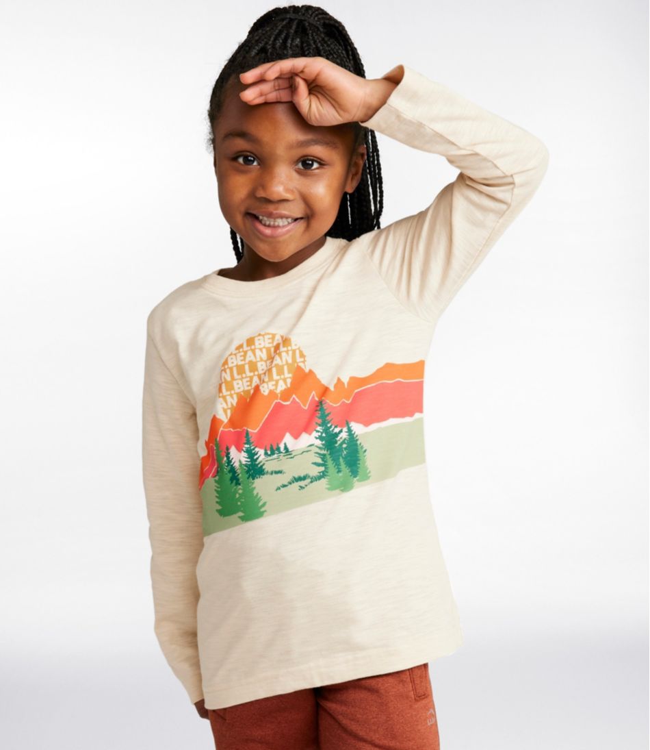 Kids' Graphic Tee, Long-Sleeve Glow-in-the-Dark | L.L.Bean online