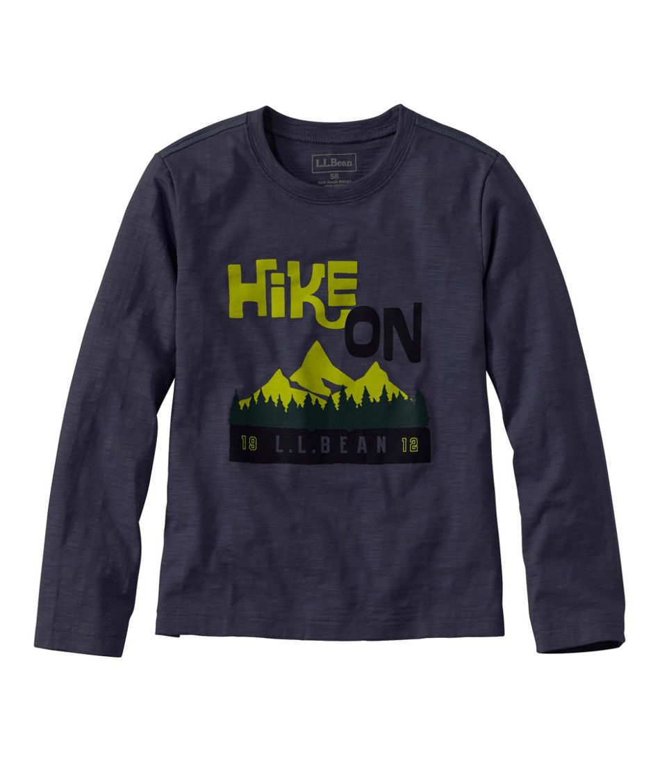 Kids' Graphic Tee, Long-Sleeve Glow-in-the-Dark | L.L.Bean online