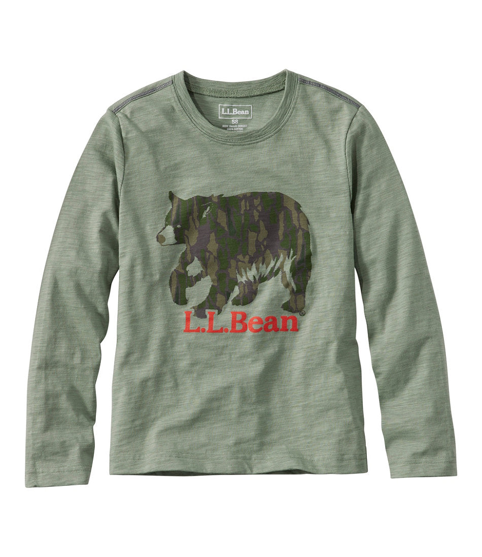 Kids' Graphic Tee, Long-Sleeve Glow-in-the-Dark | L.L.Bean online