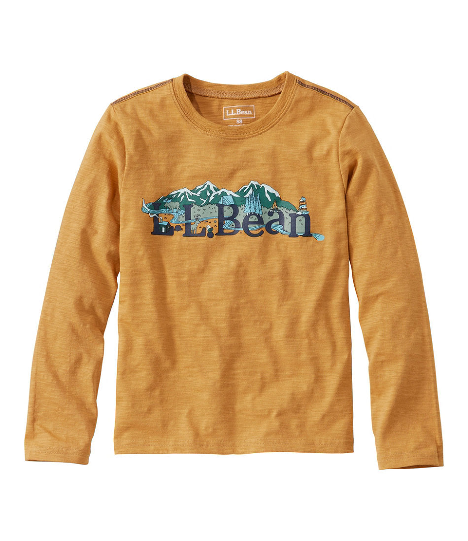 Kids' Graphic Tee, Long-Sleeve Glow-in-the-Dark | L.L.Bean online