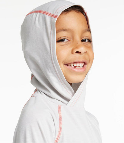 Kids' Everyday SunSmart® Hooded Tee, Long-Sleeve | L.L.Bean for sale