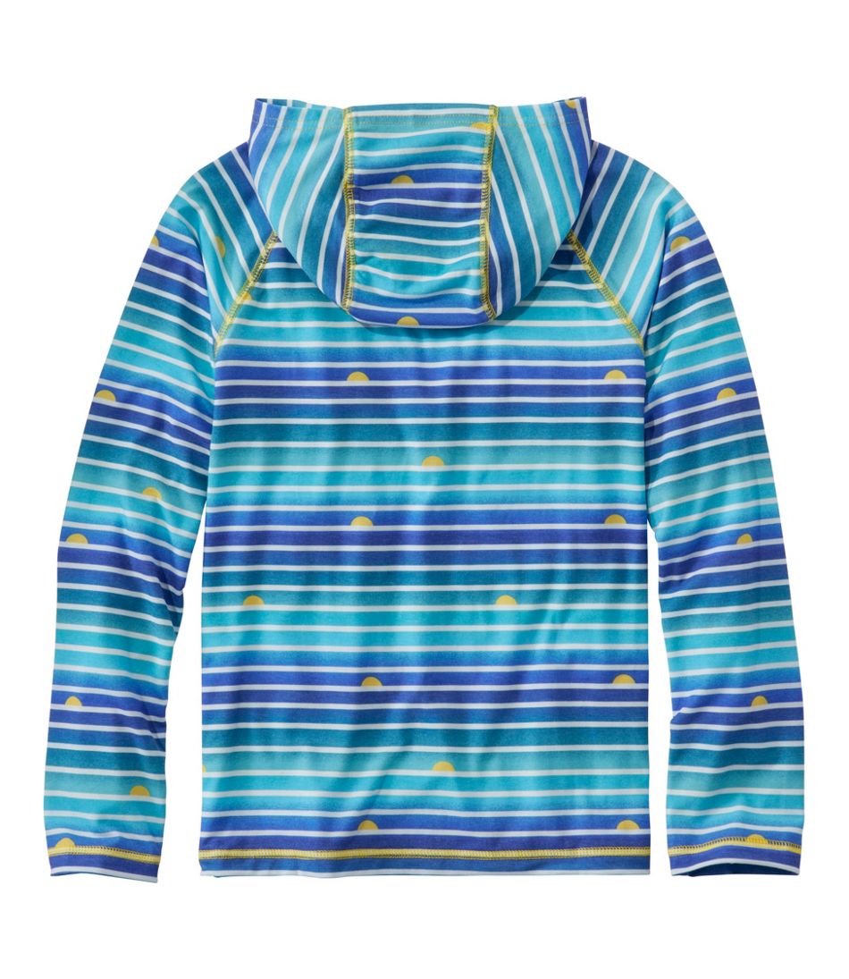 Kids' Everyday SunSmart® Hooded Tee, Long-Sleeve Stripe | L.L.Bean US