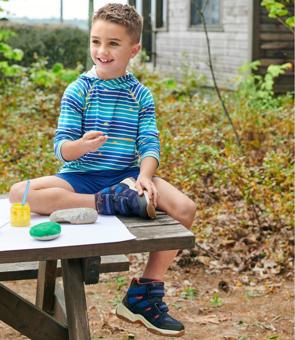 Kids' Everyday SunSmart® Hooded Tee, Long-Sleeve Stripe | L.L.Bean US
