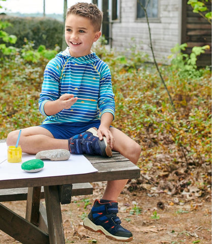 Kids' Everyday SunSmart® Hooded Tee, Long-Sleeve Stripe | L.L.Bean US