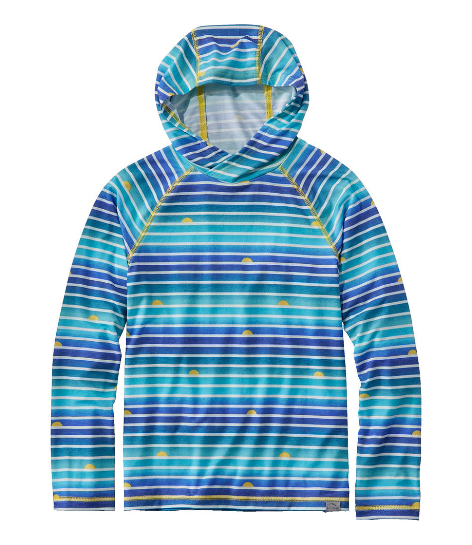 Kids' Everyday SunSmart® Hooded Tee, Long-Sleeve Stripe | L.L.Bean US