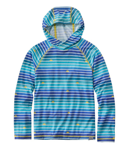 Kids' Everyday SunSmart® Hooded Tee, Long-Sleeve Stripe | L.L.Bean US