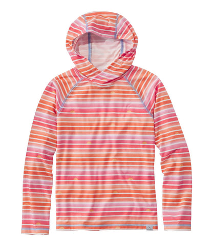 Kids' Everyday SunSmart® Hooded Tee, Long-Sleeve Stripe | L.L.Bean US