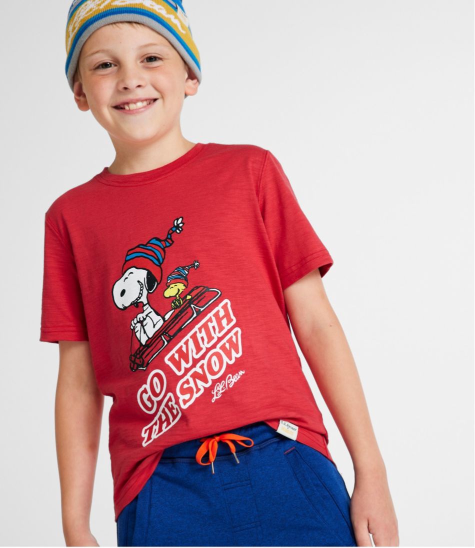 Kids' x Peanuts Short-Sleeve Tee | L.L.Bean for sale
