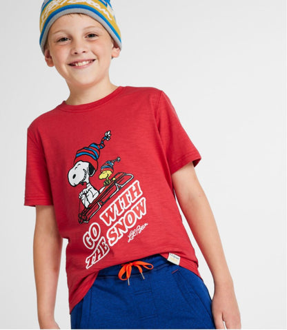 Kids' x Peanuts Short-Sleeve Tee | L.L.Bean for sale