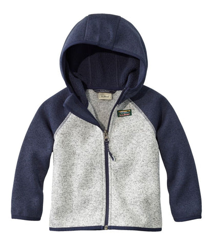 Infants' and Toddlers' Sweater Fleece, Hooded Colorblock | L.L.Bean discount