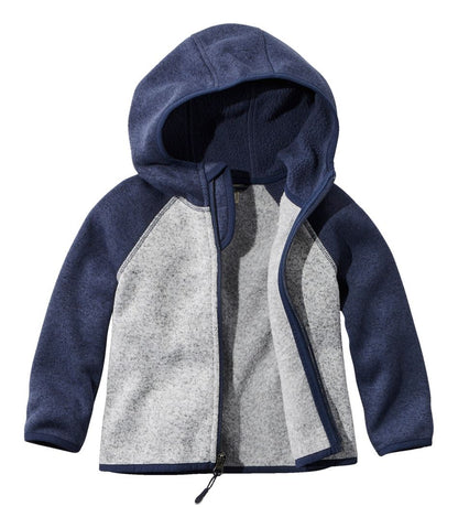 Infants' and Toddlers' Sweater Fleece, Hooded Colorblock | L.L.Bean discount