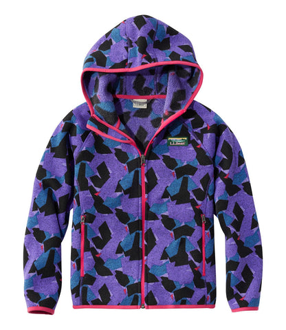 Kids' Sweater Fleece, Hooded Print | L.L.Bean for sale