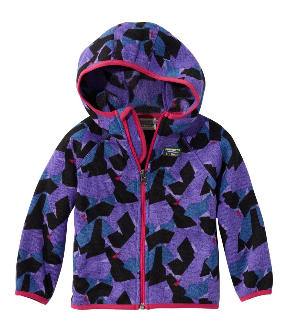 Infants' and Toddlers' Sweater Fleece, Full-Zip Print | L.L.Bean outlet