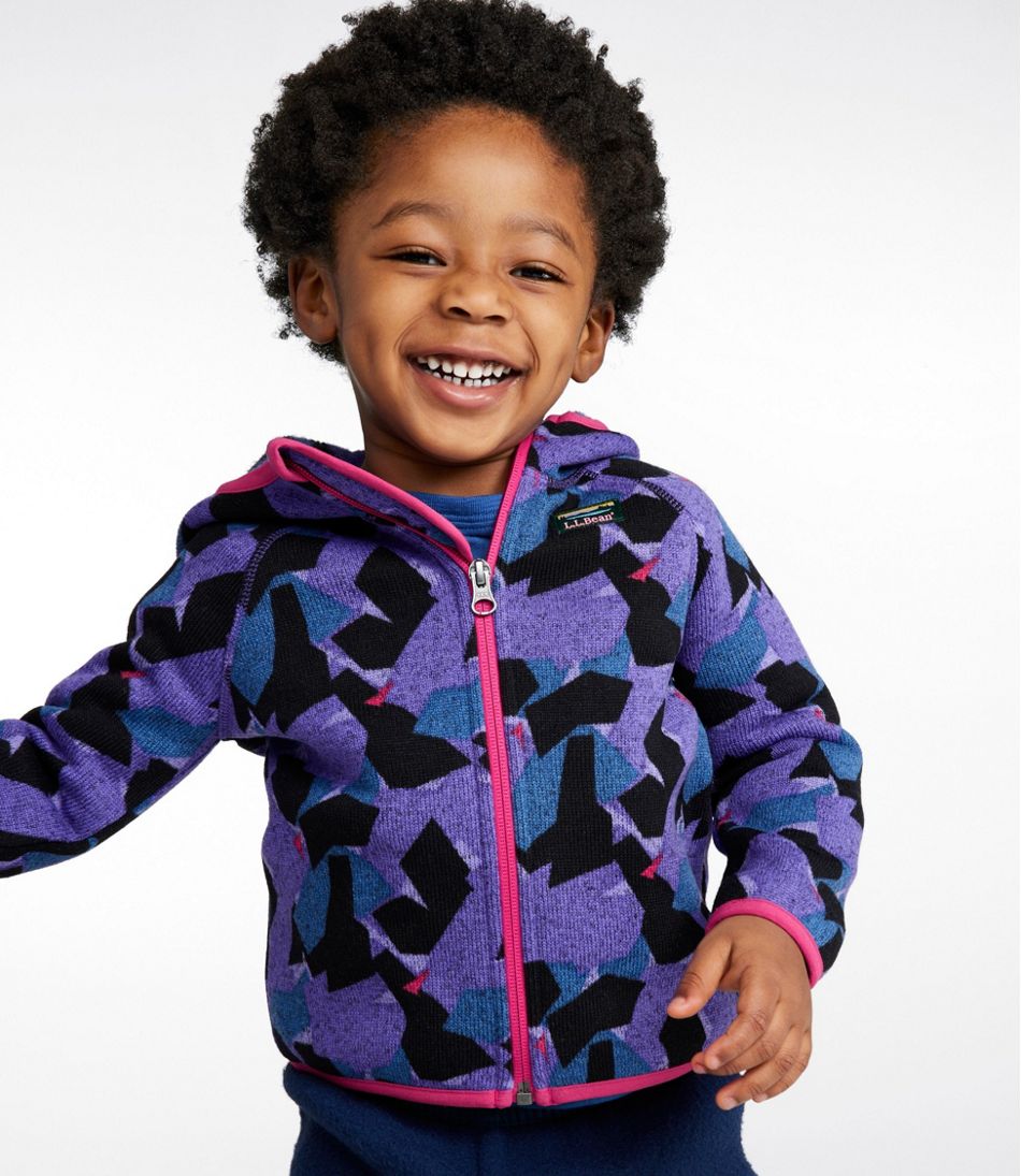 Infants' and Toddlers' Sweater Fleece, Full-Zip Print | L.L.Bean outlet