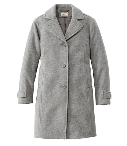 Women's Classic Lambswool Polo Coat, Three-Quarter Length | L.L.Bean outlet