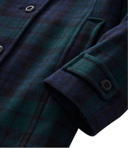 Women's Classic Lambswool Polo Coat, Three-Quarter, Pattern | L.L.Bean on sale
