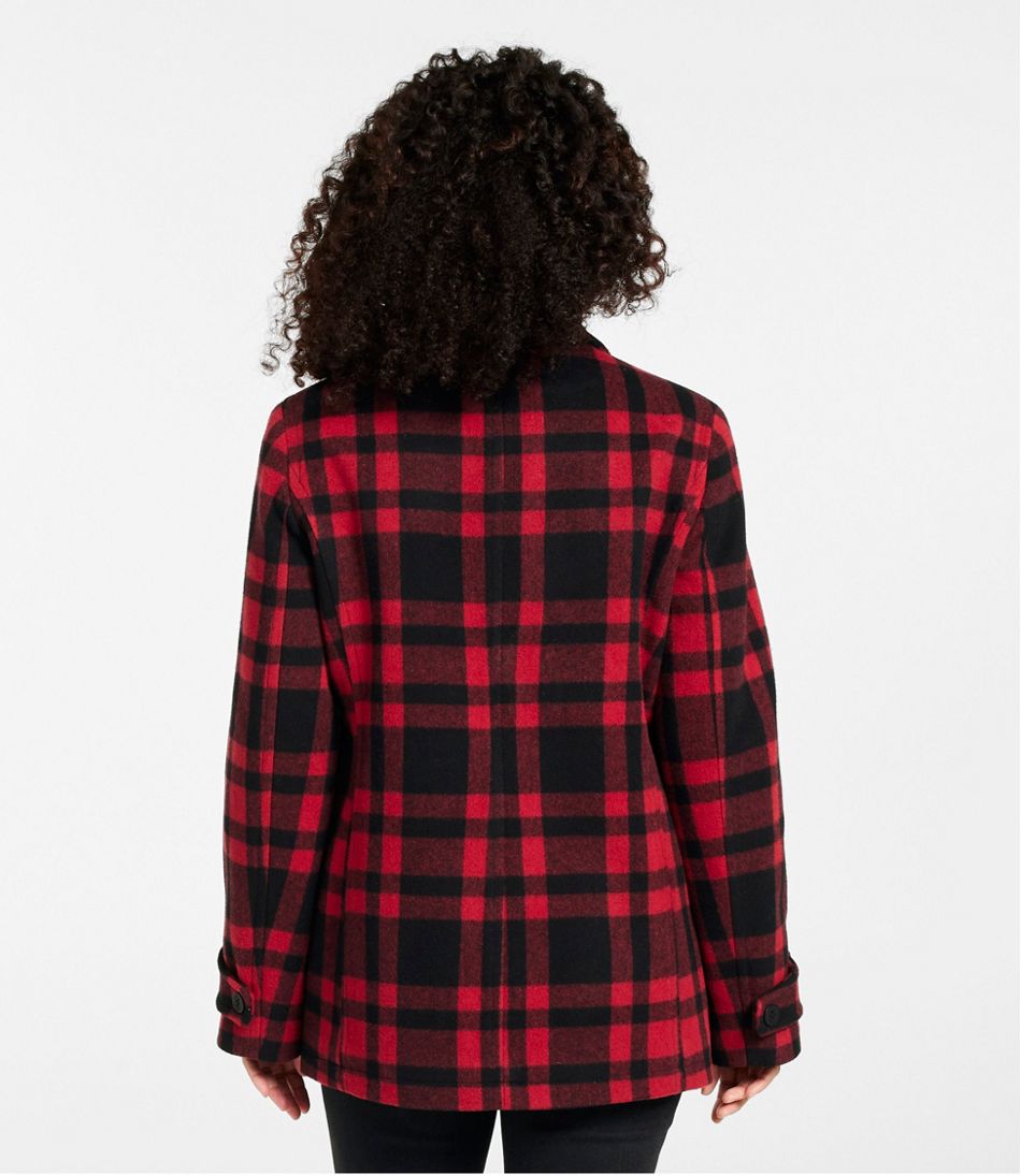 Women's Classic Lambswool Peacoat, Pattern | L.L.Bean online