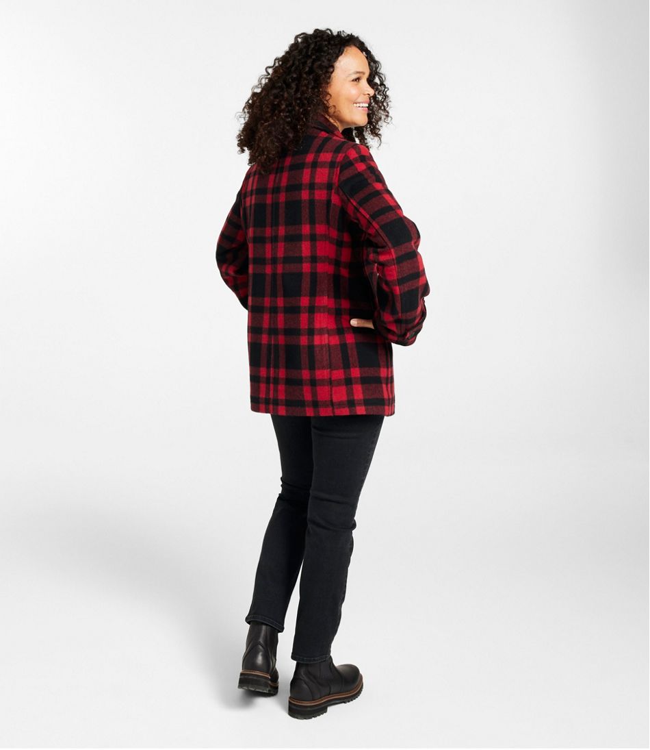 Women's Classic Lambswool Peacoat, Pattern | L.L.Bean online