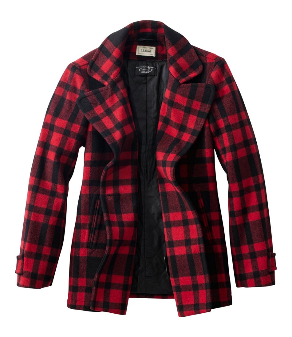 Women's Classic Lambswool Peacoat, Pattern | L.L.Bean online