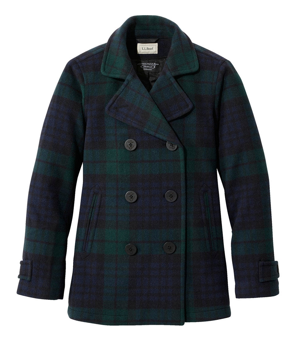 Women's Classic Lambswool Peacoat, Pattern | L.L.Bean online